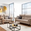 Luxusní sedací souprava MONOPOLI 2+2 s motorovou relaxační funkcí