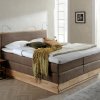 Postel boxspring s úložným prostorem KOLETA dub masiv