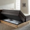 Postel boxspring s úložným prostorem KOLETA dub masiv