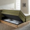 Postel boxspring s úložným prostorem KOLETA dub masiv