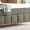 Postel boxspring s úložným prostorem MOONSHOT II dub masiv