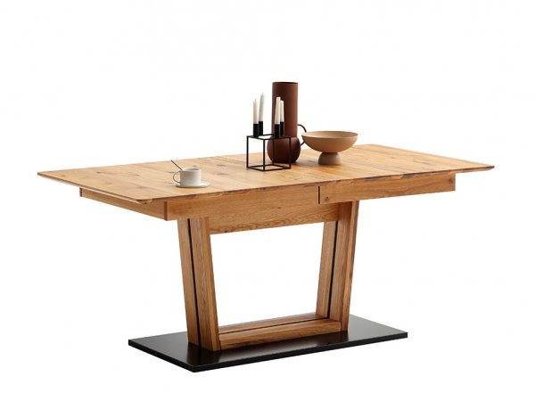 Rozkládací jídelní stůl z masivu MORENA C dub divoký olejovaný