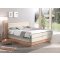 Postel boxspring s úložným prostorem KOLETA 2 dub masiv