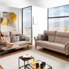 Luxusní sedací souprava MONOPOLI 2+2 s motorovou relaxační funkcí
