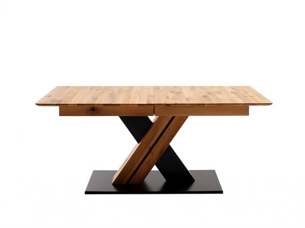 Rozkládací jídelní stůl z masivu MORENA X dub divoký olejovaný