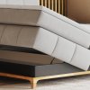 Postel boxspring s úložným prostorem MOONSHOT II dub masiv