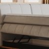 Postel boxspring s úložným prostorem MOONSHOT II dub masiv