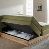 Postel boxspring s úložným prostorem KOLETA dub masiv