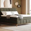 Postel boxspring s úložným prostorem MOONSHOT II dub masiv