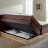 Postel boxspring s úložným prostorem KOLETA dub masiv