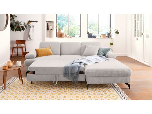 Rohová rozkládací sedací souprava MORRIS