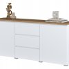 Komoda MODO typ 26 bílá/dub Mauvella