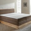 Postel boxspring s úložným prostorem KOLETA dub masiv