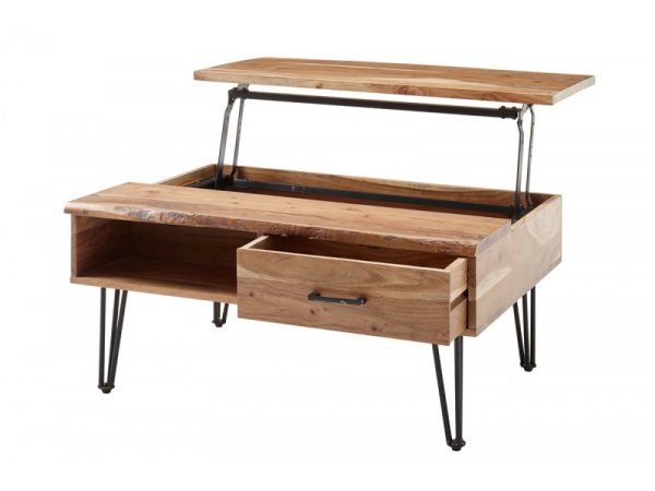 Konferenční stolek z masivu MUSTIQUE akátové dřevo