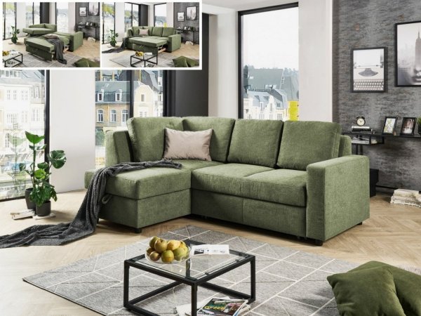 Rozkládací rohová sedací souprava MULTIFLEX PLUS 2