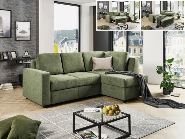 Rozkládací rohová sedací souprava MULTIFLEX PLUS 2