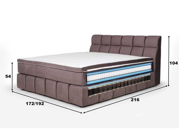 Postel boxspring DOWNTOWN