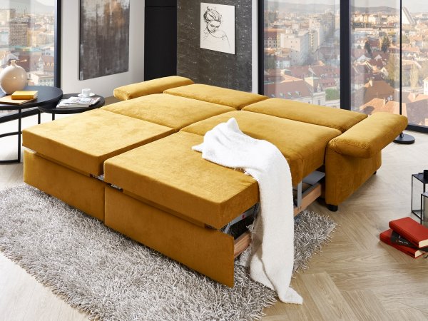 Rozkládací pohovka pro každodenní spaní MULTIFLEX PLUS plocha spaní 2x90x205 cm