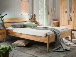 Dubova postel z masivu MIDO dub přírodní