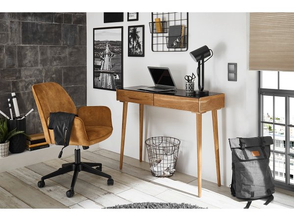 Pracovní stůl z masivu NATA dub přírodní