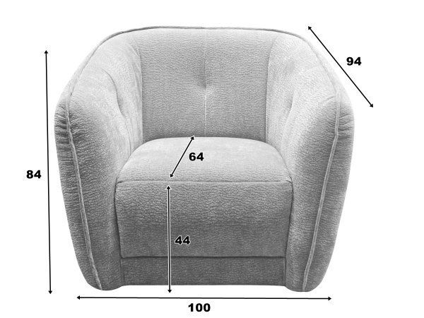 Moderní křeslo NEAPEL