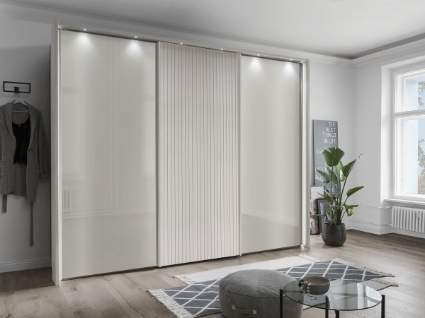 Šatní skříň NEVADA sklo champagner