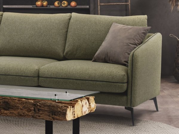 Malá rohová sedací souprava ve skandinávském stylu NOEL