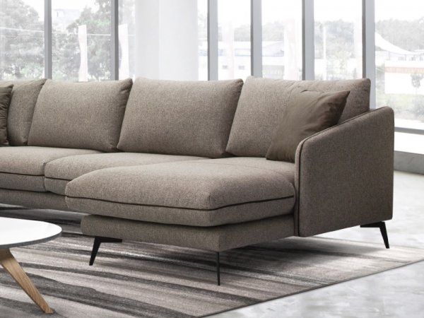 Rohová sedací souprava do tvaru U ve skandinávském stylu NOEL