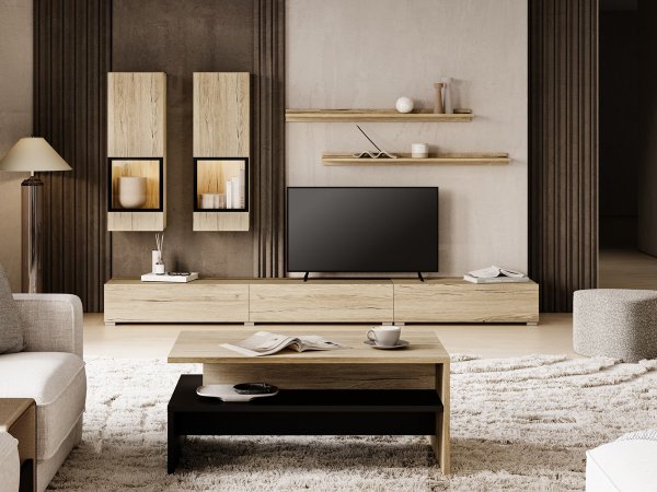 Konferenční stolek BAROS dub San Remo