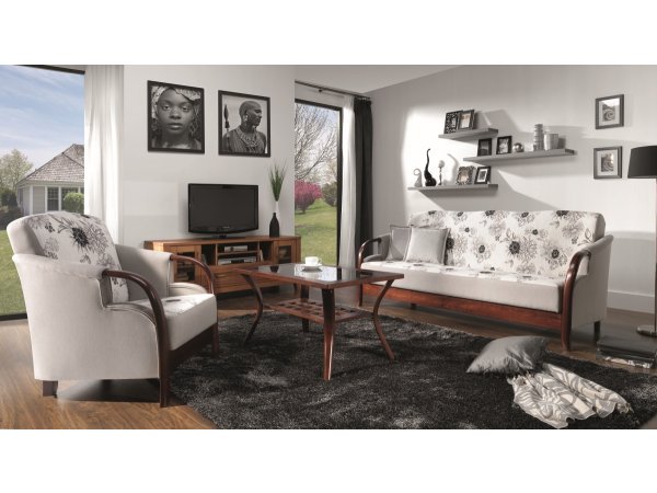 Rozkládací pohovka s úložným prostorem MODEL E