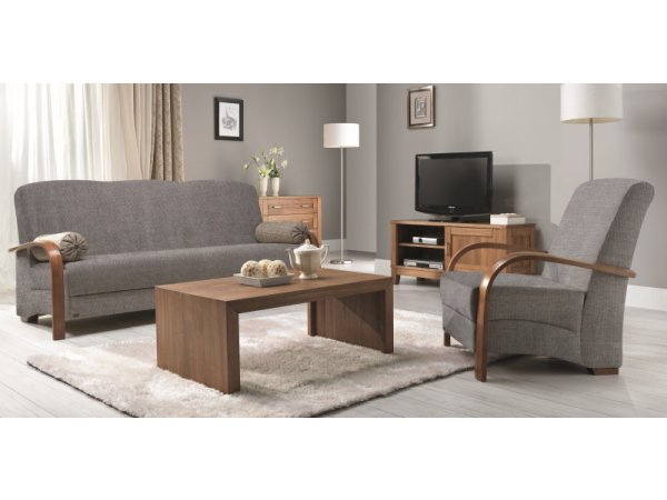 Rozkládací pohovka s úložným prostorem MODEL 08