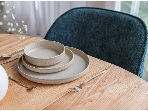 Čalouněná jídelní židle modrá BIA R11