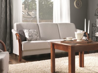 Rozkládací pohovka s úložným prostorem MODEL D