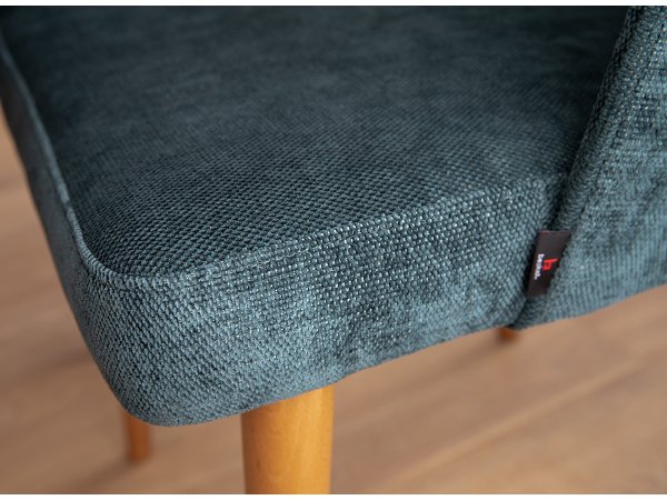 Čalouněná jídelní židle modrá BIA R11