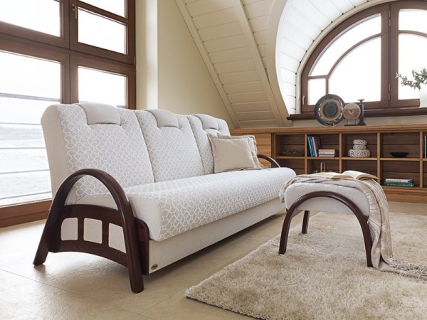 Rozkládací pohovka s úložným prostorem MODEL H