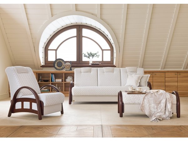 Rozkládací pohovka s úložným prostorem MODEL H