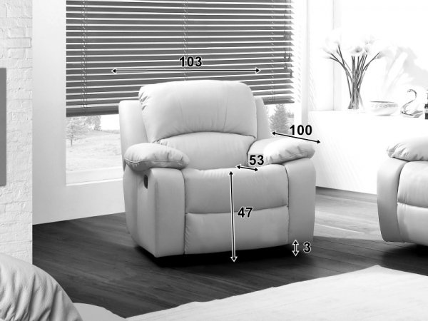 Kožená sedací souprava OPERA 3+1+1