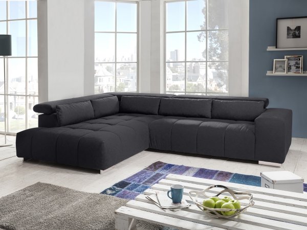 Rohová sedací souprava s nastavitelnými opěráky ORION