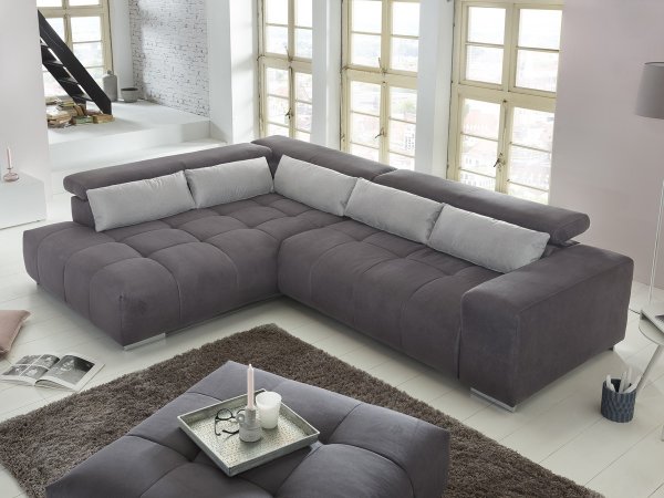 Rohová sedací souprava s nastavitelnými opěráky ORION