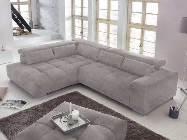 Rohová sedací souprava s nastavitelnými opěráky ORION