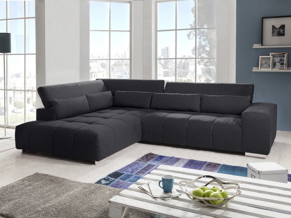 Rohová sedací souprava s nastavitelnými opěráky ORION