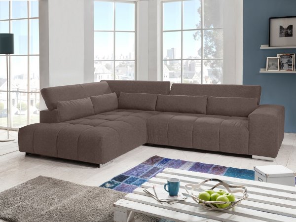 Rohová sedací souprava s nastavitelnými opěráky ORION