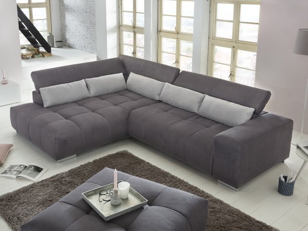 Rohová sedací souprava s nastavitelnými opěráky ORION