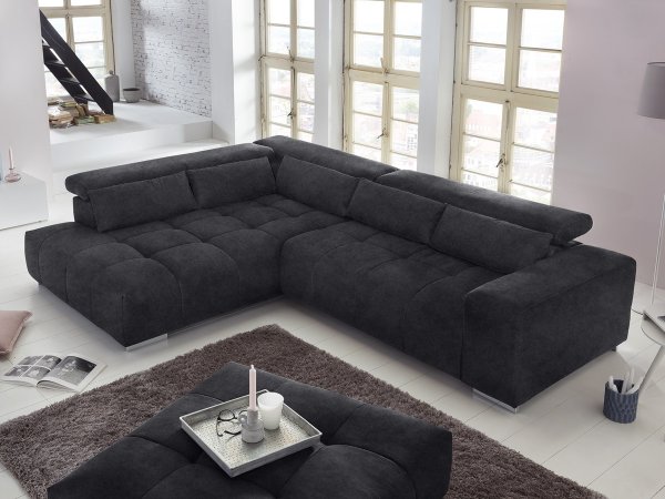 Rohová sedací souprava s nastavitelnými opěráky ORION