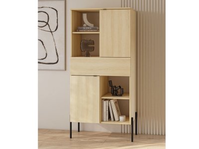 ORE vysoká komoda typ 24LGOG42 dub Lindberg