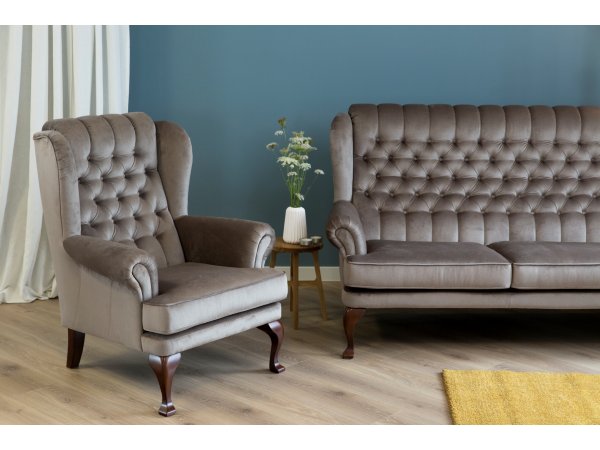 Křeslo ušák BERGAMO