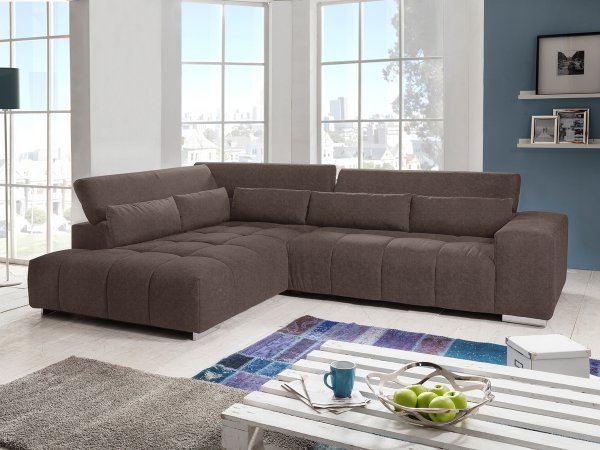 Rohová sedací souprava s nastavitelnými opěráky ORION