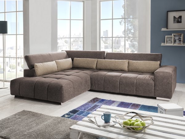 Rohová sedací souprava s nastavitelnými opěráky ORION