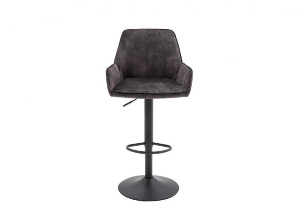 Barová otočná židle OTTAWA s područkami antracit