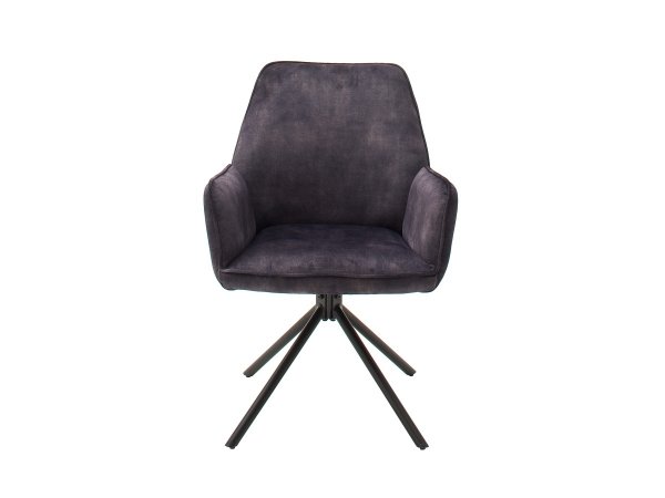 Jídelní otočná židle OTTAWA 2 s područkami antracit